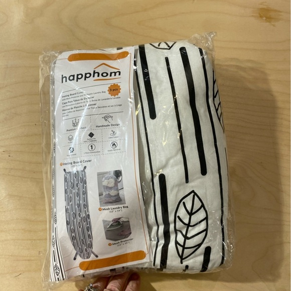 Happhon Ironing Board Cover, Mesh Protector, and Laundry Bag (EI) - Picture 6 of 11